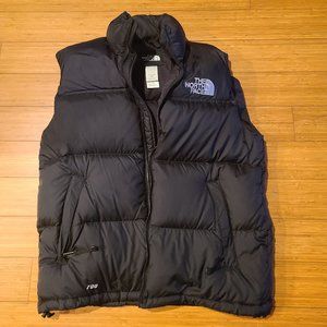 Black The North Face medium down / puffer vest EUC